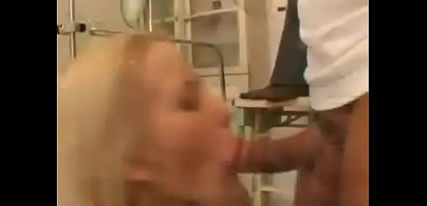  Blonde Hottie Gets Fucked at the Clinic